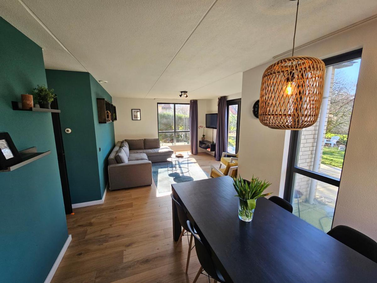 7 Person House With Garden, Firepit, Swimming Lake, Hammock, Child Friendly, In- And Outside Playground, Slide, And Great Coffee Ewijk Exterior foto